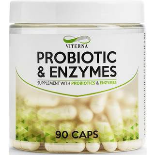 Probiotic & Enzymes, 90 kapsler, Viterna