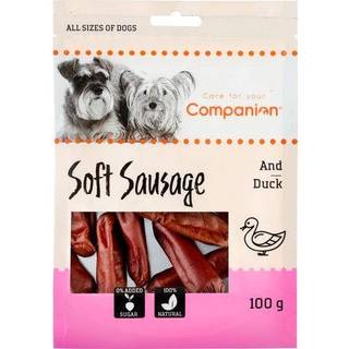 Companion Tørret Andepølse 100g, Høj Protein, Lav Fedt