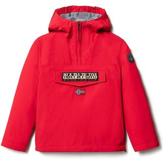 Napapijri Fleece-lined Rainforest Windbreaker Jacket Black 10 Y    10 år  Unisex