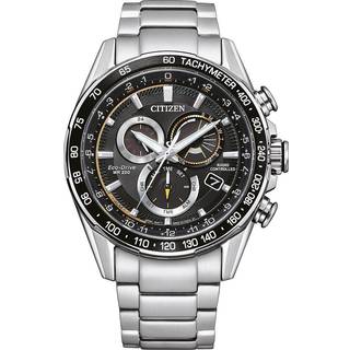 Citizen CB5914-89E Radio Controlled Sort/Stål Ø43 mm