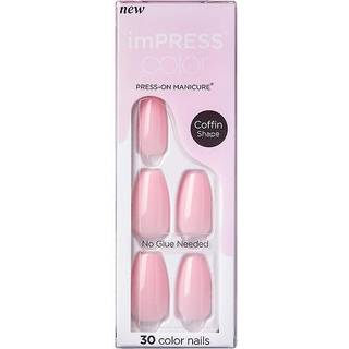 KISS imPRESS Color Medium kunstige negle Pink Dream 30 stk. - 30 stk.