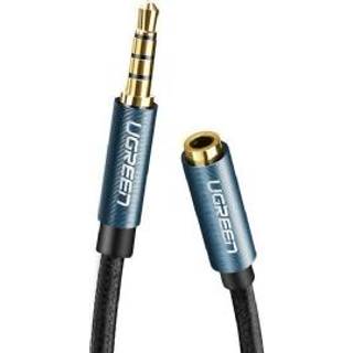 Ugreen adapter mini jack 3.5mm 0.5m blå (AV118)
