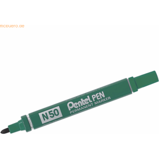 12 x Pentel N50 permanent marker 2mm grøn