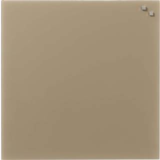 Magnetisk glastavle 45x45 - flere farver (Variant: Beige glastavle)
