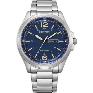 Citizen AW0110-82L Stainless Steel Eco-Drive Bracelet Watch - W38244