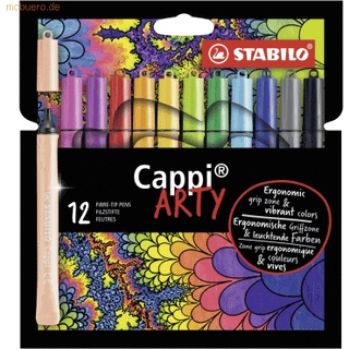 STABILO CAPPI, Arty sæt med 12 penne