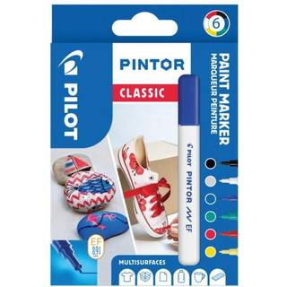 Pilot Pintor Marker | EF | Classic | 6 farver