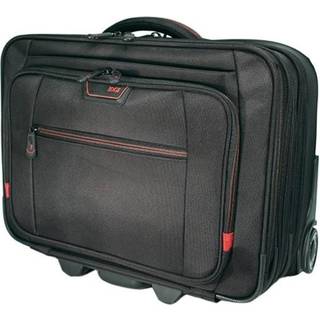 Mobile Edge Professional Rolling Laptop Case holdbar designet til m?nd Kvinder Business Travel 17,3 tommer Justerbar b?rbar sektion T?j Sektion T