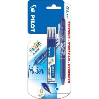 Pilot FriXion Clicker | M | Valuepack | Blå