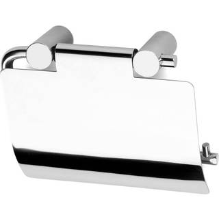 Habo 1368 toiletpapirholder med låg, krom