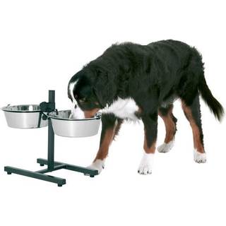 Foderstander m/2 skåle - 21,0 cm 1,50 ltr
