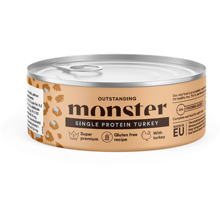 Monster Cat Adult Single Protein Turkey - 100 g