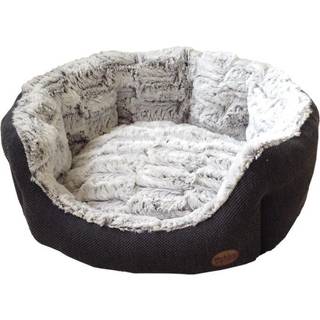 Komfortseng "Cacho" oval - Dark Grey - 65 x 57 x 22 cm