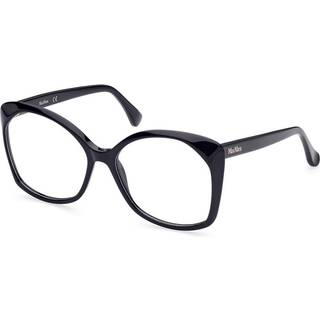 Max Mara Kvinde MM5029 001 Optiske stel Acetat Sort klar Geometrisk Normal