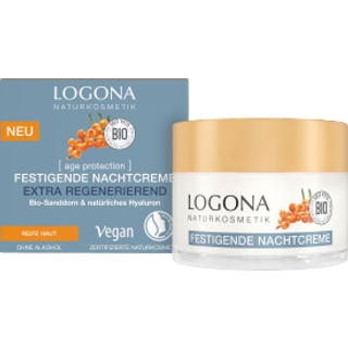 Logona Ansigtspleje Night Care Age ProtectionStabiliserende natcreme 50 ml (3.980,00 kr / 1 l) - 50 ml