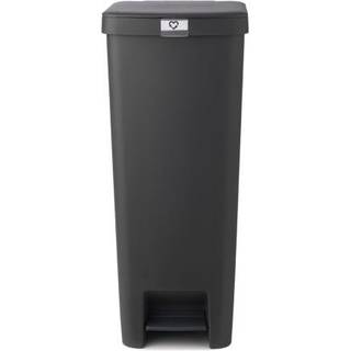 Brabantia StepUp Pedalspand, 40 Liter - i Genanvendt plast-Dark Grey