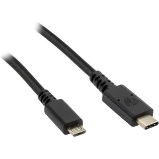 Pro USB-C <-> USB Micro-B - 0.6m - Sort