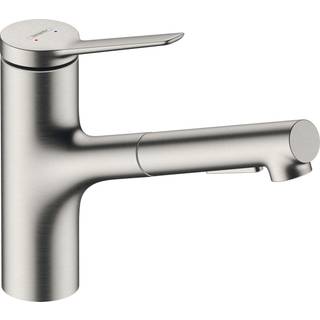 Hansgrohe Zesis M33 køkkenarmatur 219mm tud, m/udtrækstud, rustfrit stål