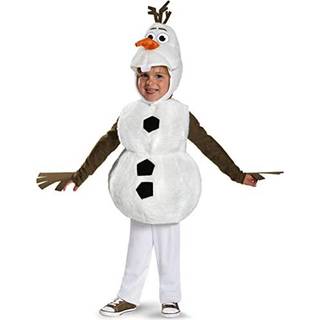 Disguise Babys Disney Frozen Olaf Deluxe Toddler Costume White Toddler XS (12-18 MTHS)