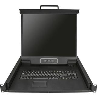 StarTech.com 1U 19" Rackmount LCD Console - USB + PS/2 - KVM console - 19"