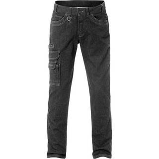 Fristads 115699 Service denim stretch bukser 2501 / Arbejdsbukser Sort C42