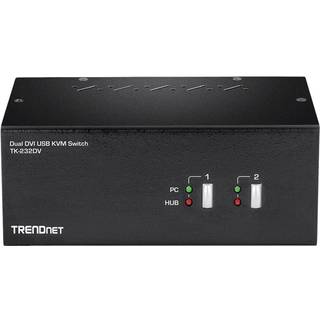 TRENDnet TK-232DV - KVM / audio / USB switch - 2 ports