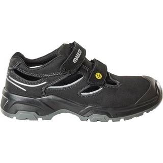 MASCOT FOOTWEAR FLEX sikkerhedssandaler, sort/sølv - 0839