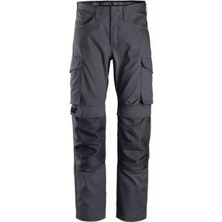 Snickers Workwear 6801 Håndværkerbukser Sort, knæpude lomme Sort