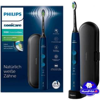 Philips Eltandbørste Sonicare ProtectiveClean 5100 HX6851 - tooth brush - navy blue