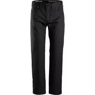 Snickers Workwear 6400 Service chinos sort Sort