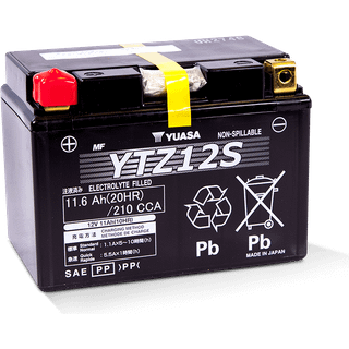 Yuasa YTZ12S 12V AGM Batteri til Motorcykel