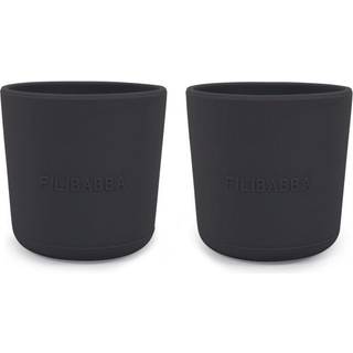 Filibabba Silikone Kop Stone Grey (2 stk)