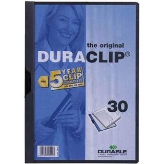 Durable Duraclip klemmappe til 30 ark antracitgrå