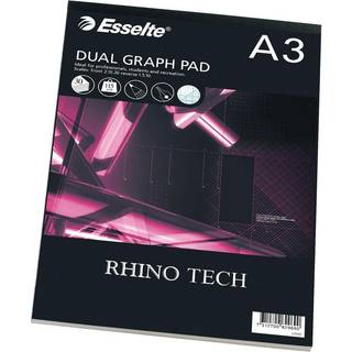 Grafisk blok A3 to skalaer105g-60 ark, 2 stk., varenr. 62970