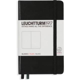 Notizbuch Pocket blanko Hardcover A6 - Schwarz