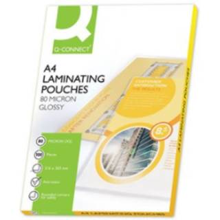 Q-connect lamineringslommer A4 80 mic