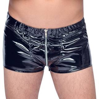 Black Level - mænds lakshorts med sidelommer (sort) - 2XL