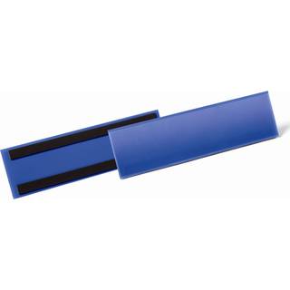 Durable lagerlomme med etiketholder og magnet 297x74mm