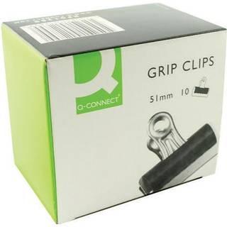 Q-connect 51 mm papirklemme 10 stk