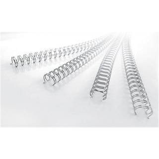 Wire ryg GBC 3:1 NO9 A4 sølv 34 ringe 250stk. RE810997