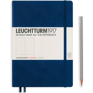 Notizbuch Medium dotted Hardcover A5 - Marine