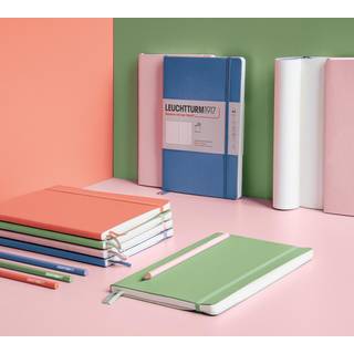 Leuchtturm1917 - Notebook Softcover Medium A5-123 nummererede sider til skrivning og journalf?ring (styret pulver)