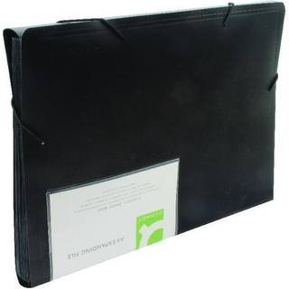 Q-connect dokumentboks 13-delt A4 sort