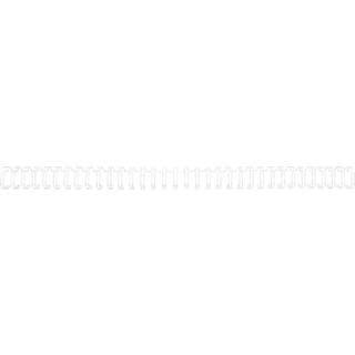 Wire ryg GBC 3:1 NO8 A4 hvid 34 ringe 250stk. RE810870