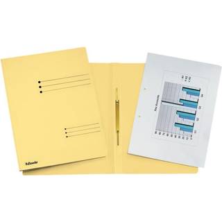 Arbejdsmappe Esselte A4 genbrug gul, 25stk. 621055