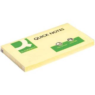 Q-connect notes 76x127mm gul 12blk