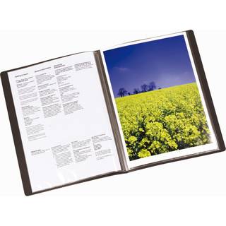 Durable Displaymappe DURALOOK med 40 lommer sort