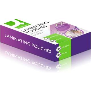 Q-connect lamineringslommer 54x86 mm 125 mic