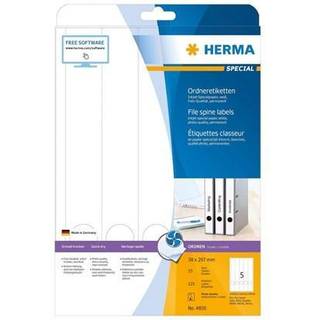 HERMA etiket Special ring bind Inkjet 38 x 297 mm, 125 stk.