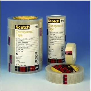 Tape Tesa PVC klar, 50 mm x 66 m, 6 rll
